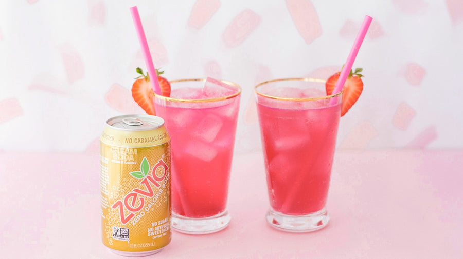 Strawberry Shortcake Mocktail/Cocktail