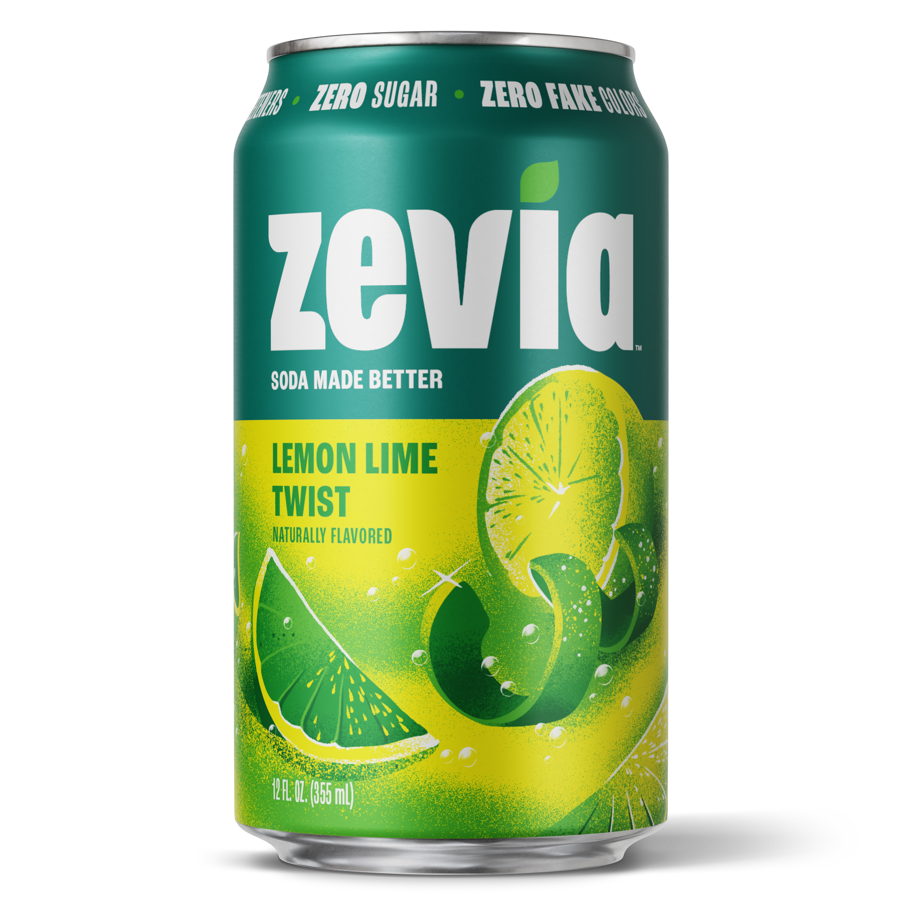レモン Zevia Lemon Lime Twist | Zero Sugar, Zero Calories