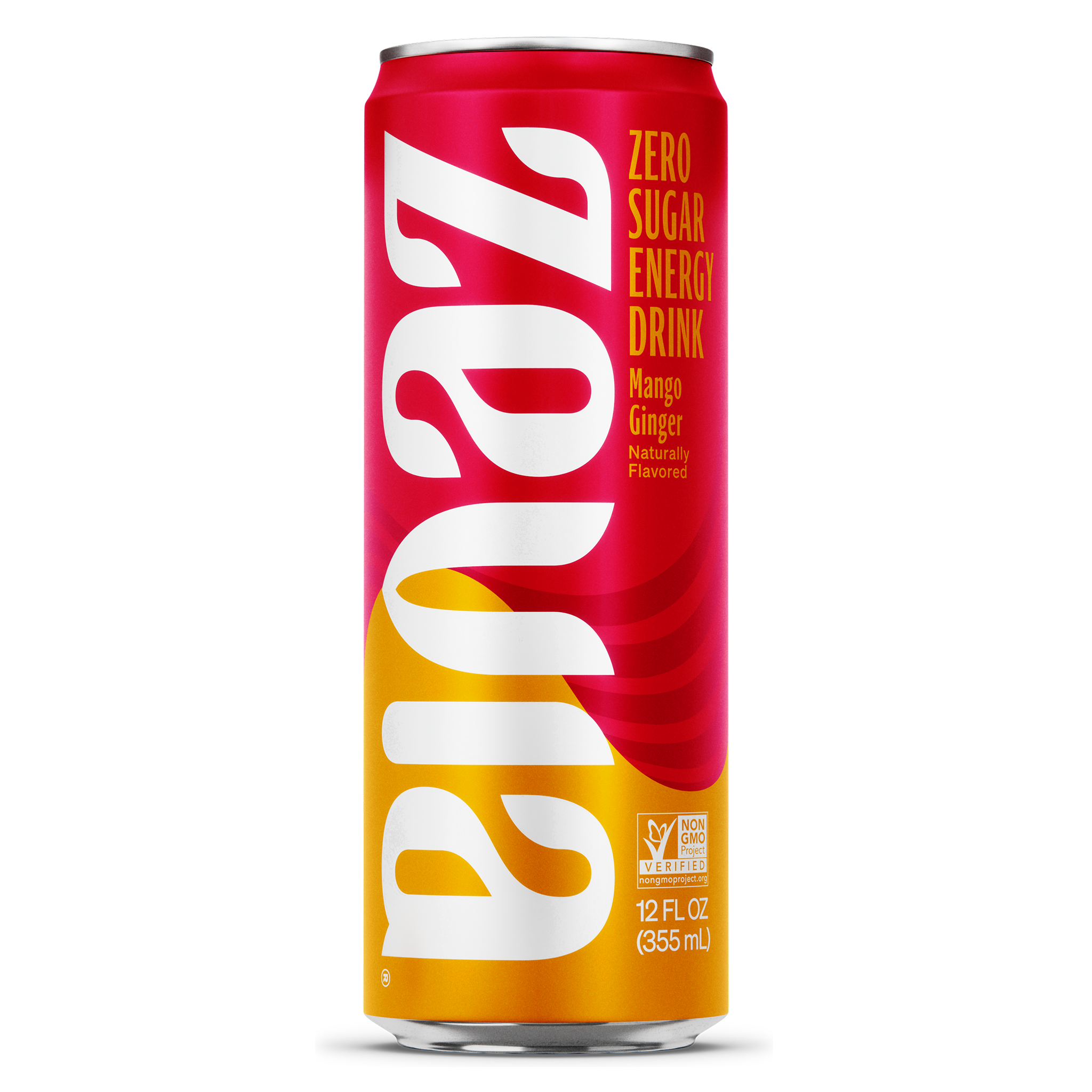 Zevia Mango Ginger Energy | Zero Sugar, Zero Calories