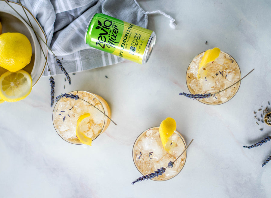 Lavender Whiskey Smash