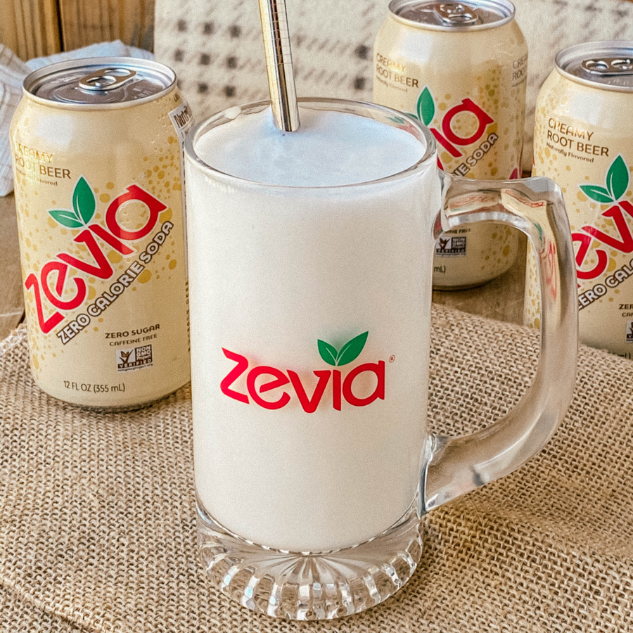 Zevia Creamy Banana Root Beer Float