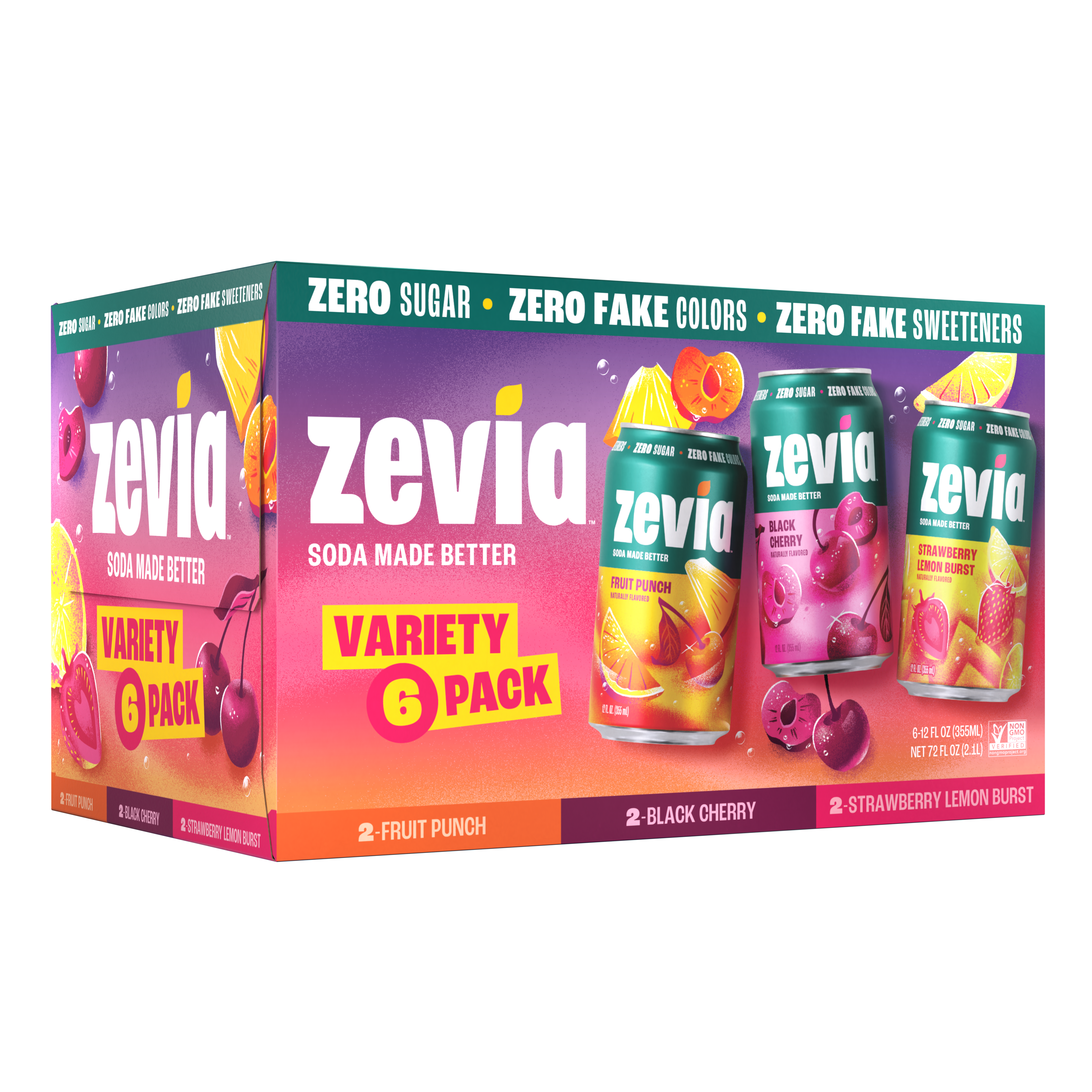 3 Flavor Fruity Soda Variety Pack