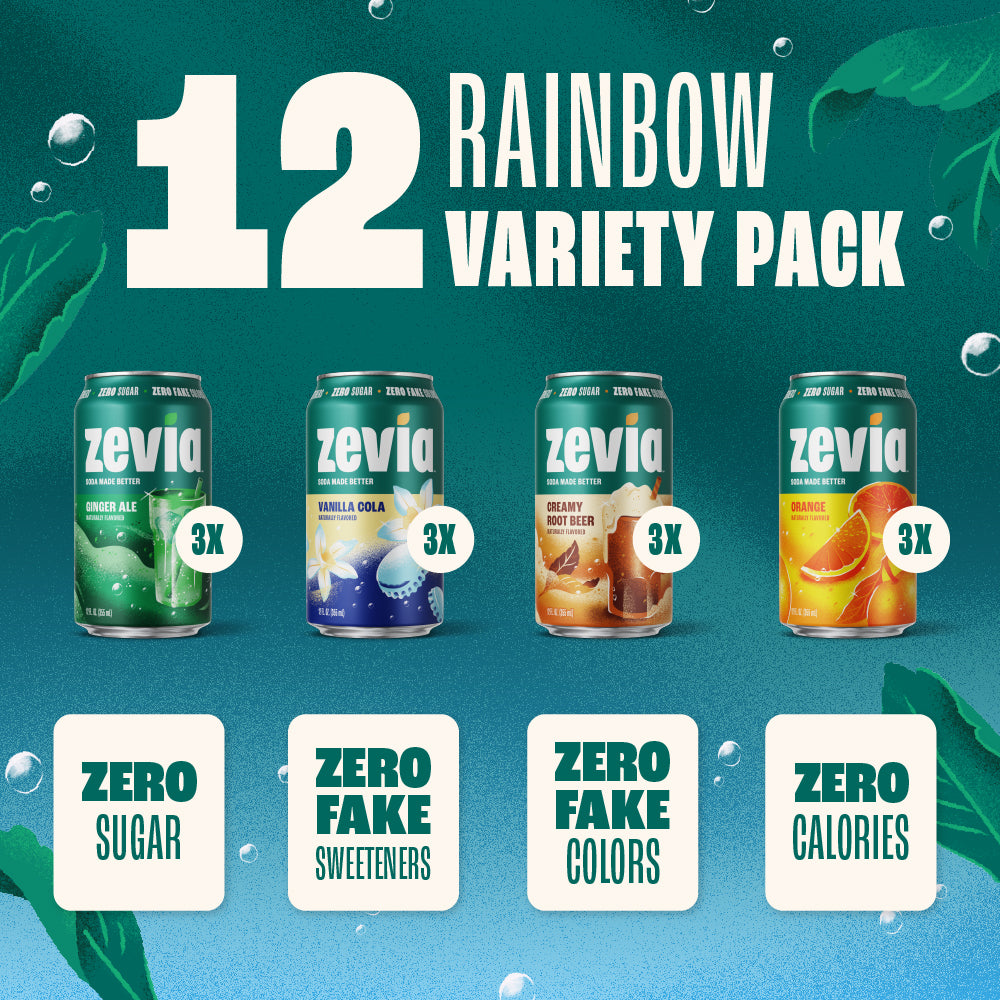 4 Flavor Soda Variety Pack
