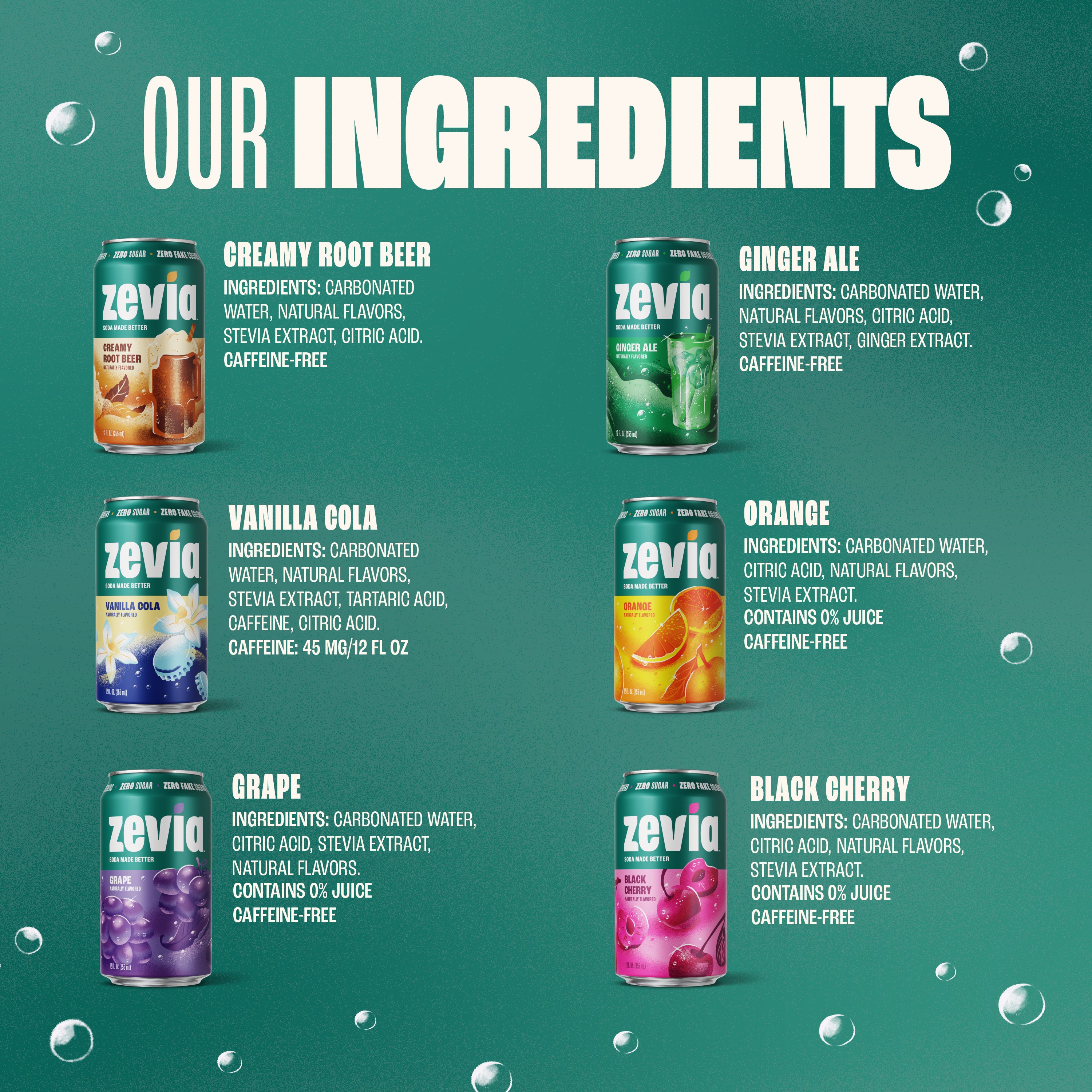 6-Flavor Rainbow Soda Variety Pack