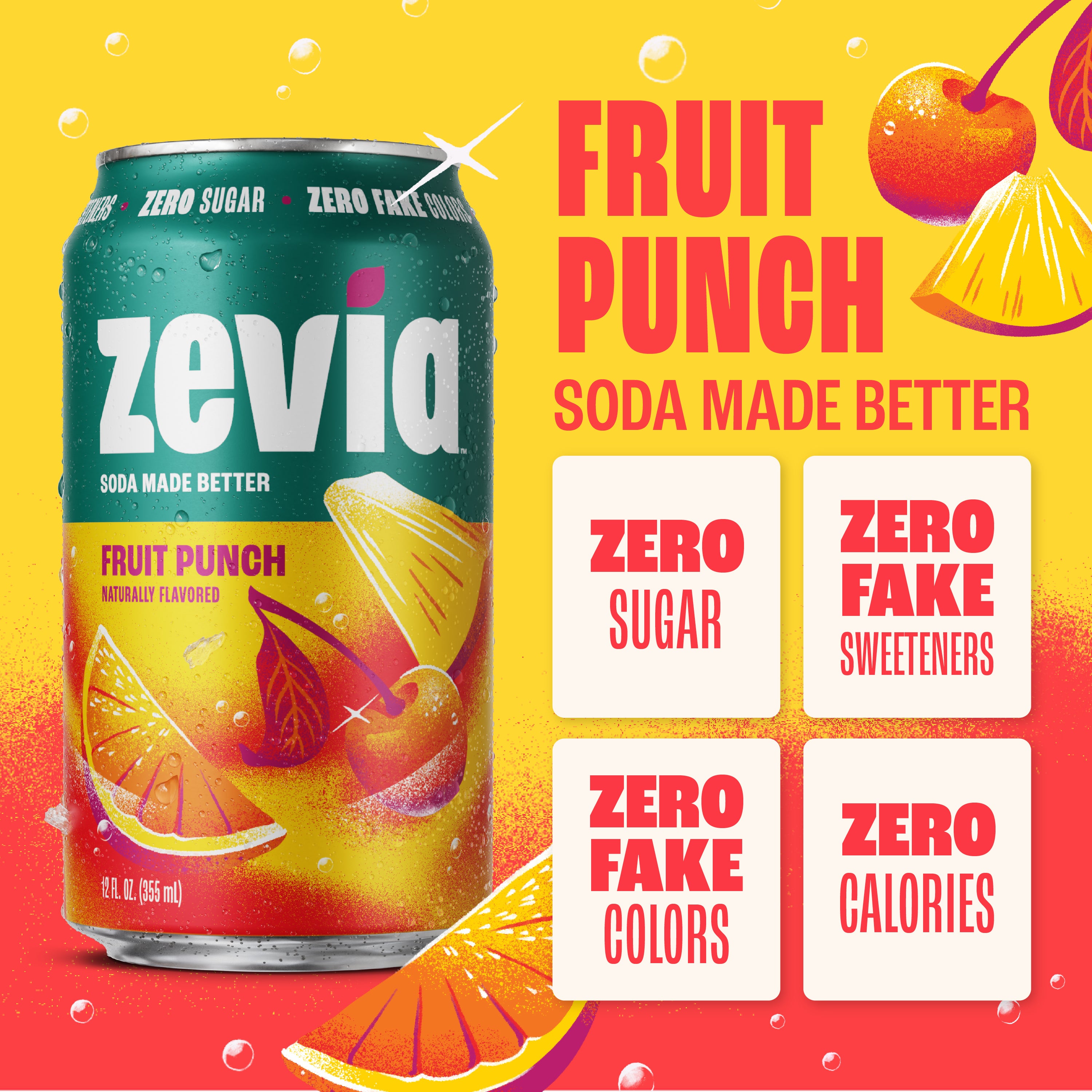 Zevia Strawberry | Zero Sugar, Zero Calories