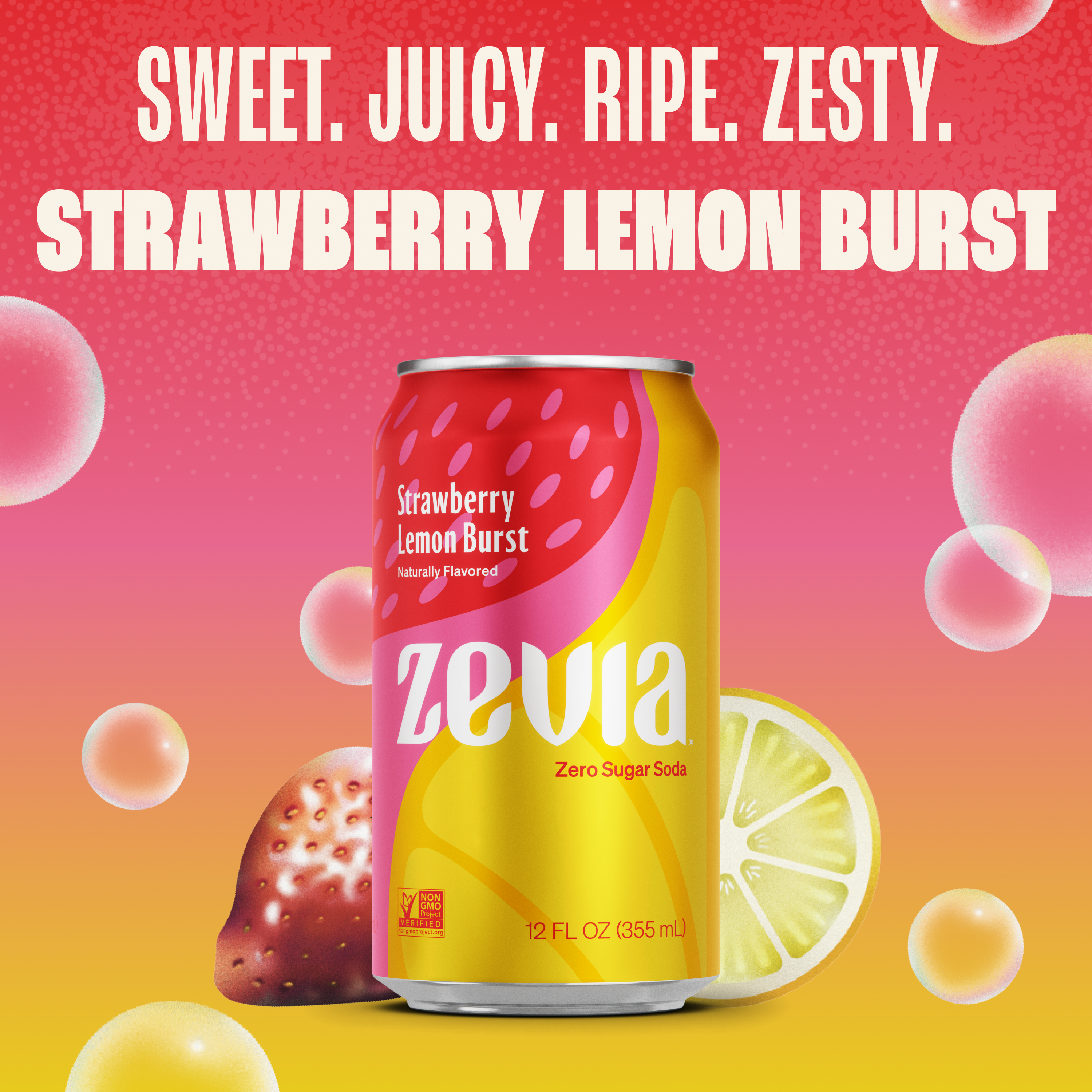 4 Flavor Fruity Soda Variety Pack