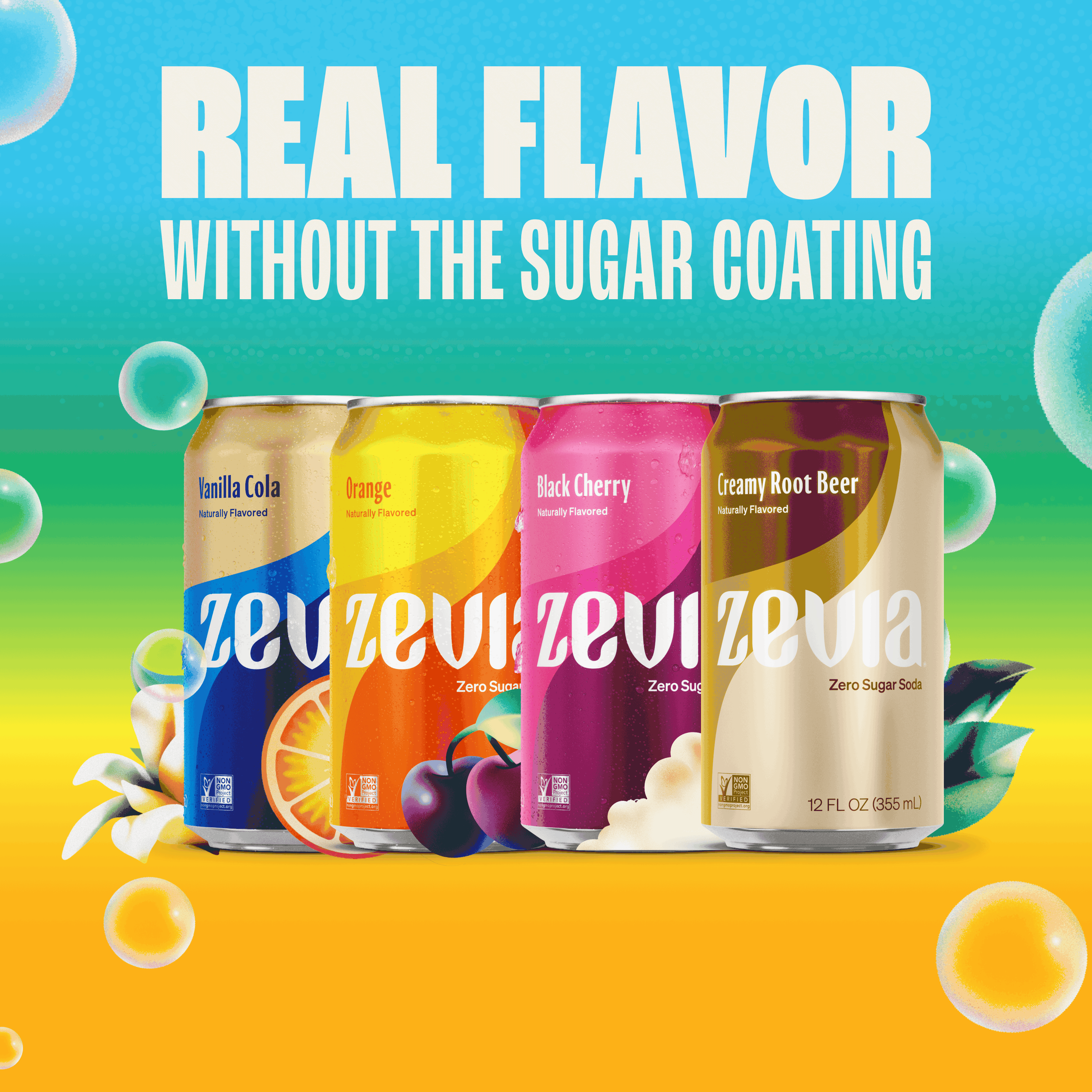 Pack varié de sodas fruités