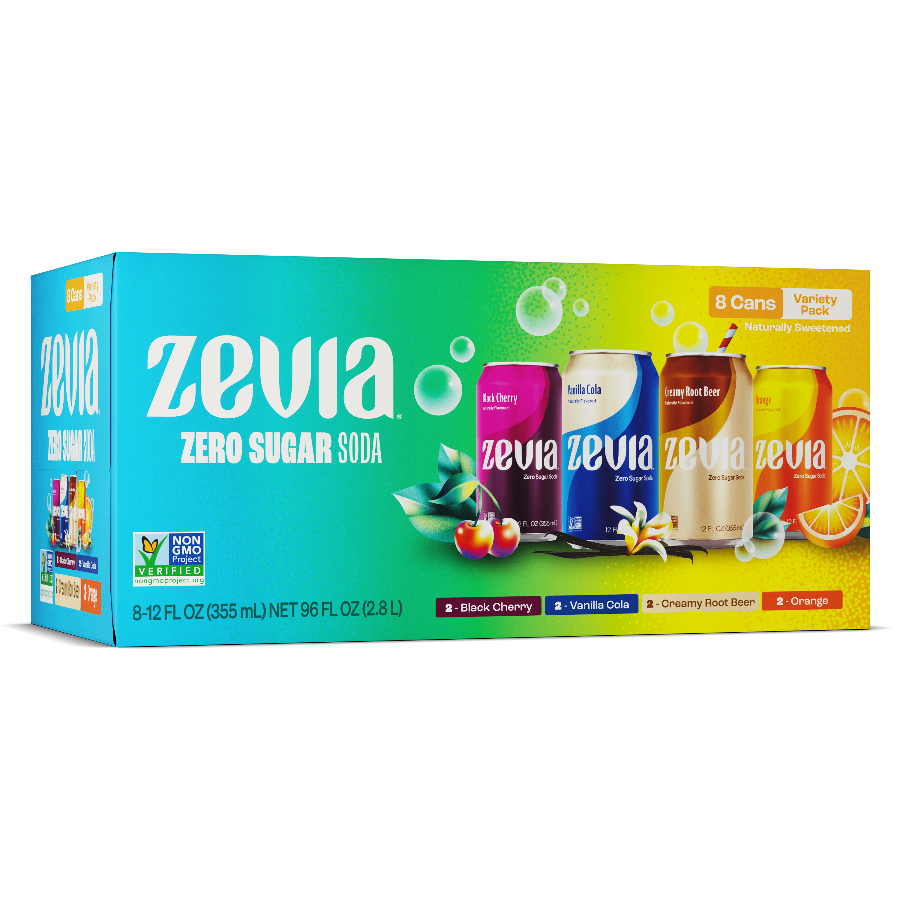 Pack varié de sodas fruités