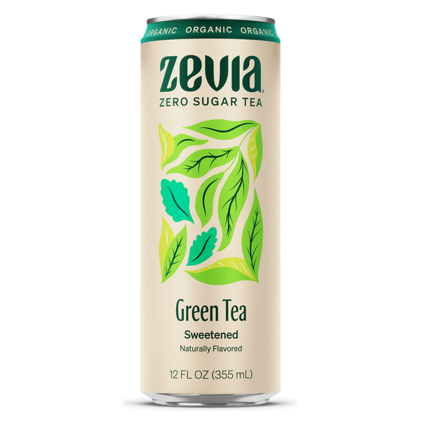 Zevia Organic Green Tea | Zero Sugar, Zero Calories